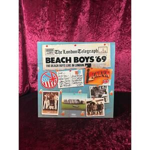 Vintage 12" Vinyl Record Beach Boys '69 Beach Boys Live in London Capitol 1969